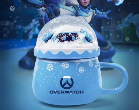 守望先锋周边 雪球马克杯 小美 全新未拆封...