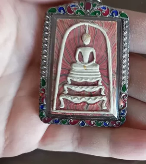 泰国特色吊坠银壳佛牌泰牌挂件饰品钥匙坠 狮...