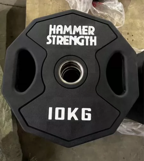 十角杠铃片，商用器材，健身房必备 感兴趣的...