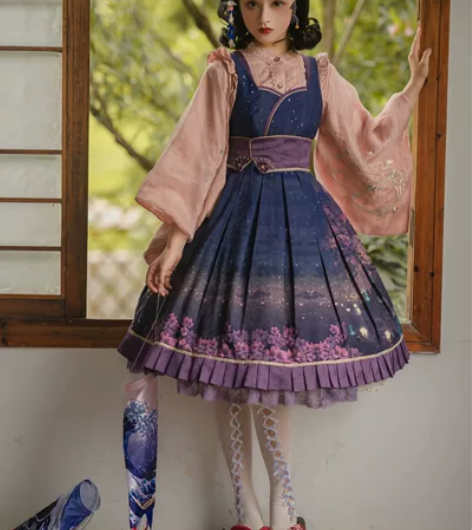 退坑出lolita啦 草叔家 夜樱水灯js...