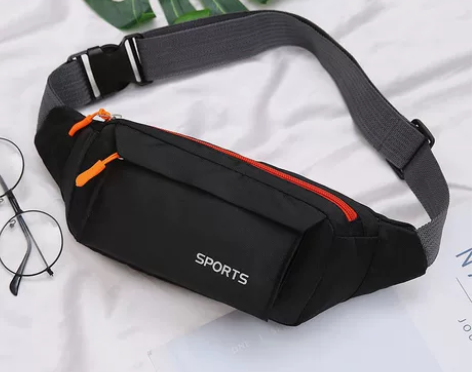 10元包邮！多功能腰包男士帆布运动跑步手机...