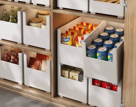 【9.9元三个包邮】杂物收纳盒子家用橱柜零...