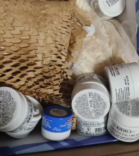 出科颜氏高保湿霜小样14ml×7,别人送的...