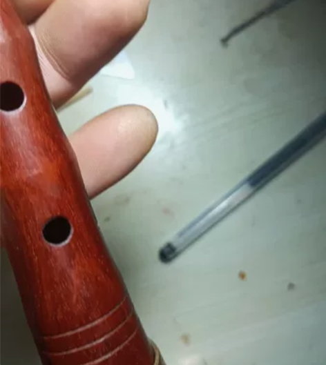 #唢呐新到墨西哥红木小D调，木纹清晰，保音...