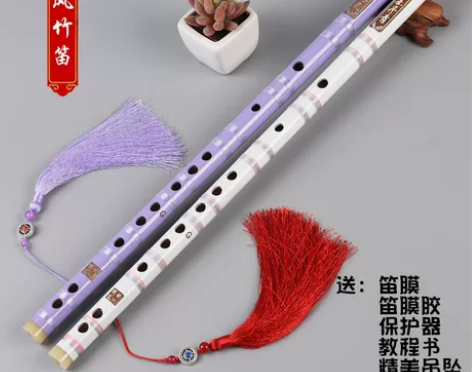 笛子初学成人零基础横笛/黑色EFG学生苦竹...