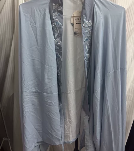 新中式国风刺绣上衣女秋装配马面裙衬衫小立领...