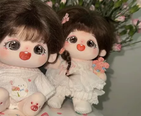 粟粒裸娃（发型要自己打理的）20cm含骨架...