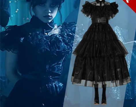 德拉克斯亚当斯一家cos服星期三cos服舞...