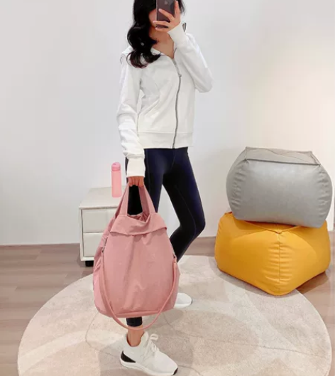 转一个粉色的 匠品 全量检品 瑜伽包，lu...