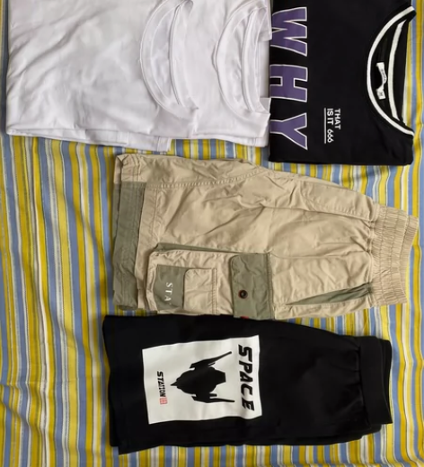 全新全棉短裤,篮球服,打底衫,都是实体店购...