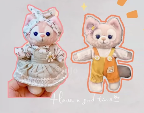 雪莉玫挂件着替 星黛露玲娜贝儿挂件着替 小...