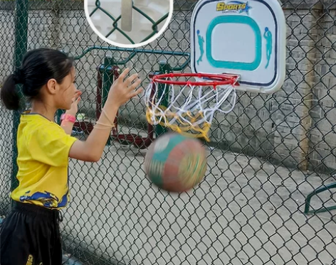 儿童挂式篮球框家用墙壁门上免打孔可折叠篮球...