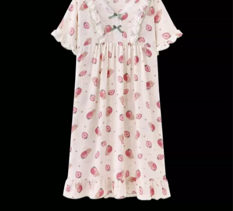 包邮！孕妇可穿！大码睡裙薄款宽松版！可外穿...