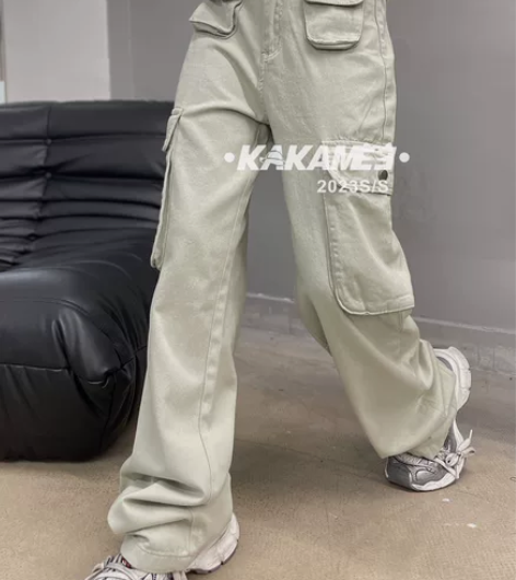 美式100%棉直筒裤S码包邮 只穿洗过一次...