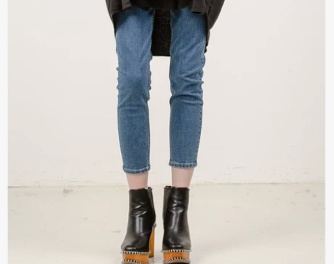 MOUSSY 秋冬新品经典款休闲小脚牛仔裤...