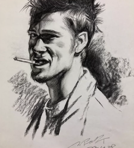 出一副素描，素描作品，画像，手绘，装饰画，...