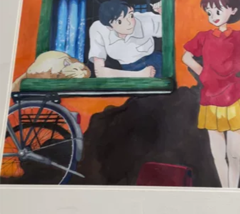 宫崎骏的动漫侧耳倾听，辉伯嘉彩铅?马克笔画...