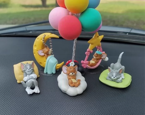 店铺倒闭，清一批猫和老鼠汤姆杰瑞汽车摆件车...