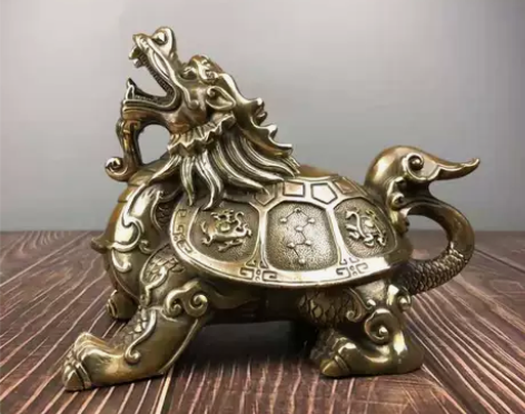 纯铜龙龟四神兽龟仿古龙头龟八卦龟长寿龟家居...
