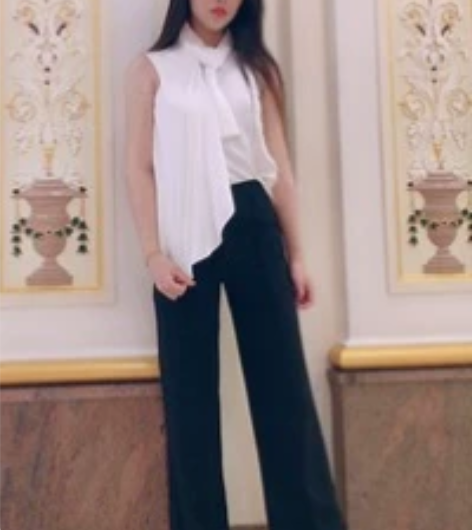 气质丝绒长裤款，立体裁剪版型，加工多出十几...