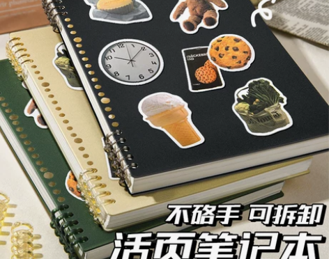 活页笔记本本子高颜值可拆卸b5的高中生专用...