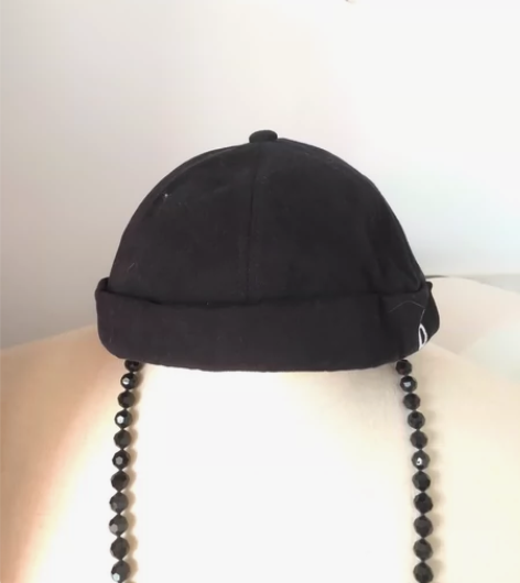 全新黑色 瓜皮帽 无檐帽 淘宝购买 全新 ...