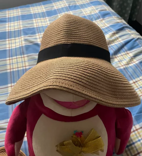 可折叠大阳帽草帽沙滩帽遮阳效果很好孙俪同款...