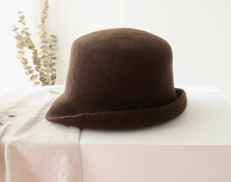 一次没有戴过！帽子女秋冬新款日系羊毛帽气质...