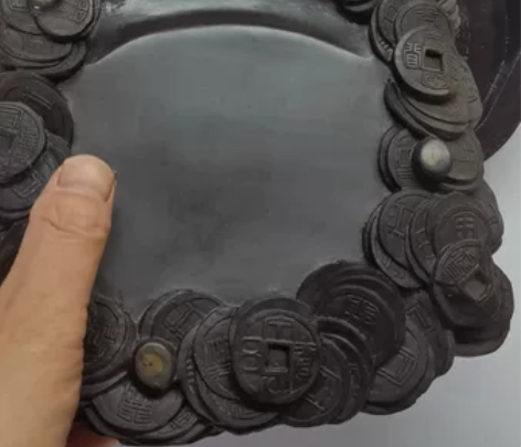 梅花坑端砚,具体参数看图,大约有10斤重,...