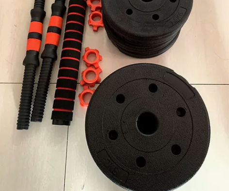 哑铃男士健身器材家用一对40斤可调节锻炼杠...