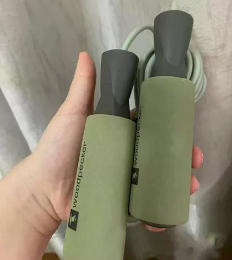 （9.9包邮到家）正品啄木鸟pvc跳绳两用...