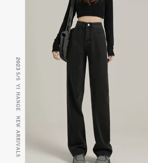 深灰黑色牛仔裤XL码 感兴趣的话点“我想要...