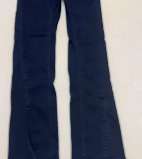 牛仔裤女高腰宽松显瘦开叉微喇裤弹力裤 全新...