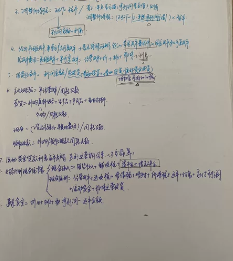 一级造价师考试案例科目,手写版笔记,包含每...