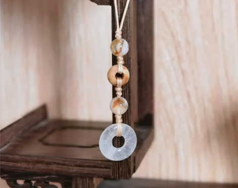 【平安·暖】原创手工编绳吊坠挂坠装饰品古风...