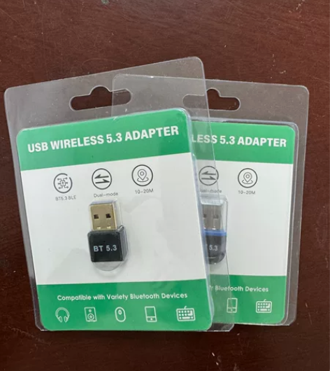 全新清仓蓝牙适配器5.3电脑笔记本USB无...