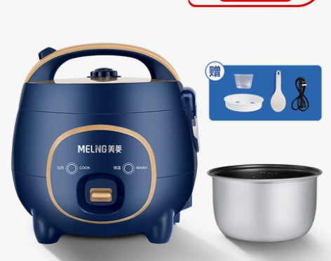 美菱迷你家用电饭煲3升2-3人多功能电饭锅...