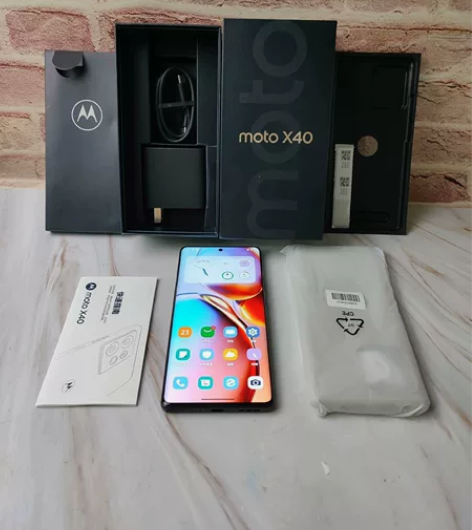 成色新摩托罗拉X40墨晶黑12+256G拍...