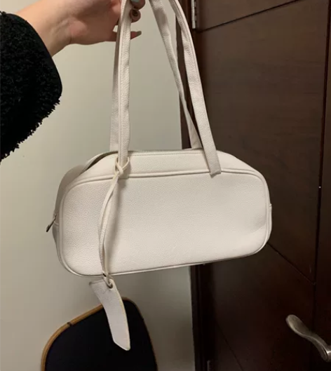 纯白单肩包手提包 包邮价 还能拍就是还在!...
