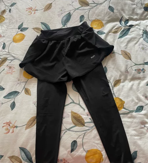 拼接束脚夏季薄款裤子男港风运动休闲裤潮牌宽...