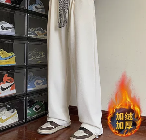 裤子男冬季加绒加厚男士休闲裤秋冬款过冬运动...