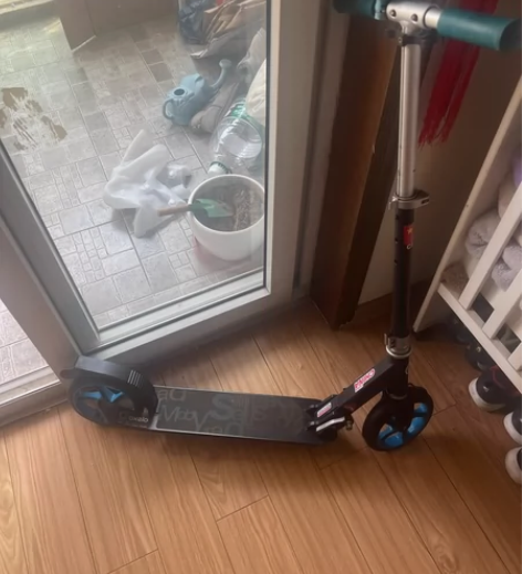 迪卡侬滑板车，正品卡子门迪卡侬里买的，小孩...