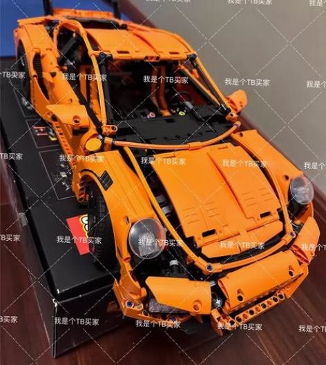 乐高正品 四大神车旗舰 42056 橙色9...