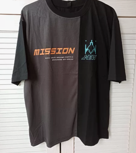 真维斯 男款宽松休闲T恤 颜色：白色 黑色...