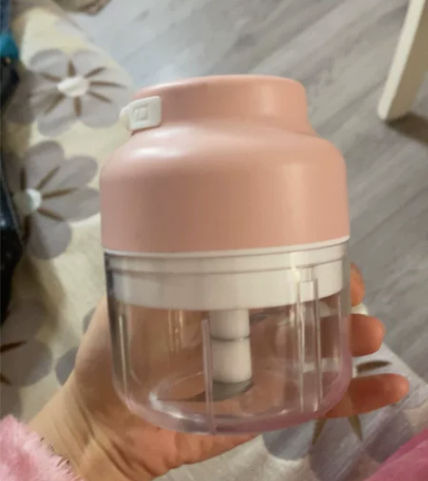 电动蒜泥器搅蒜机蒜蓉厨房捣蒜打蒜器剥蒜自动...