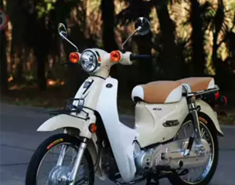 洛嘉后浪弯梁复古摩托车110两轮国四电喷嘉...