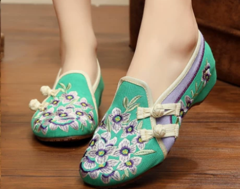 老北京布鞋中式新娘结婚鞋坡跟内增高龙凤中国...