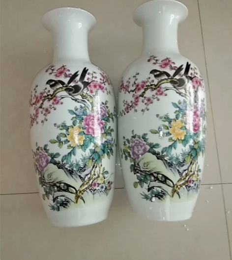 景德镇冬瓜花瓶，完美无瑕， 高度45公分，...