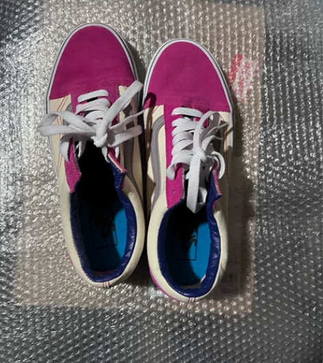 VANS万斯  翻毛皮帆布板鞋 鞋底长26...