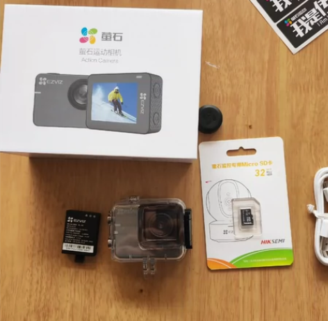 萤石运动相机 S3（EZVIZ）4K超广角...